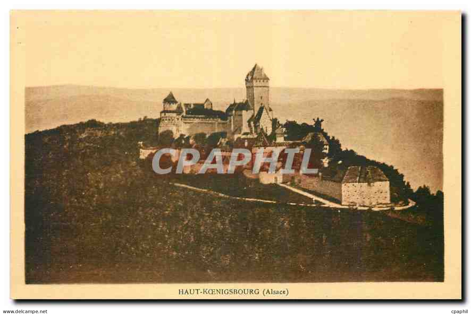 CPA Haut Koenigsbourg Alsace