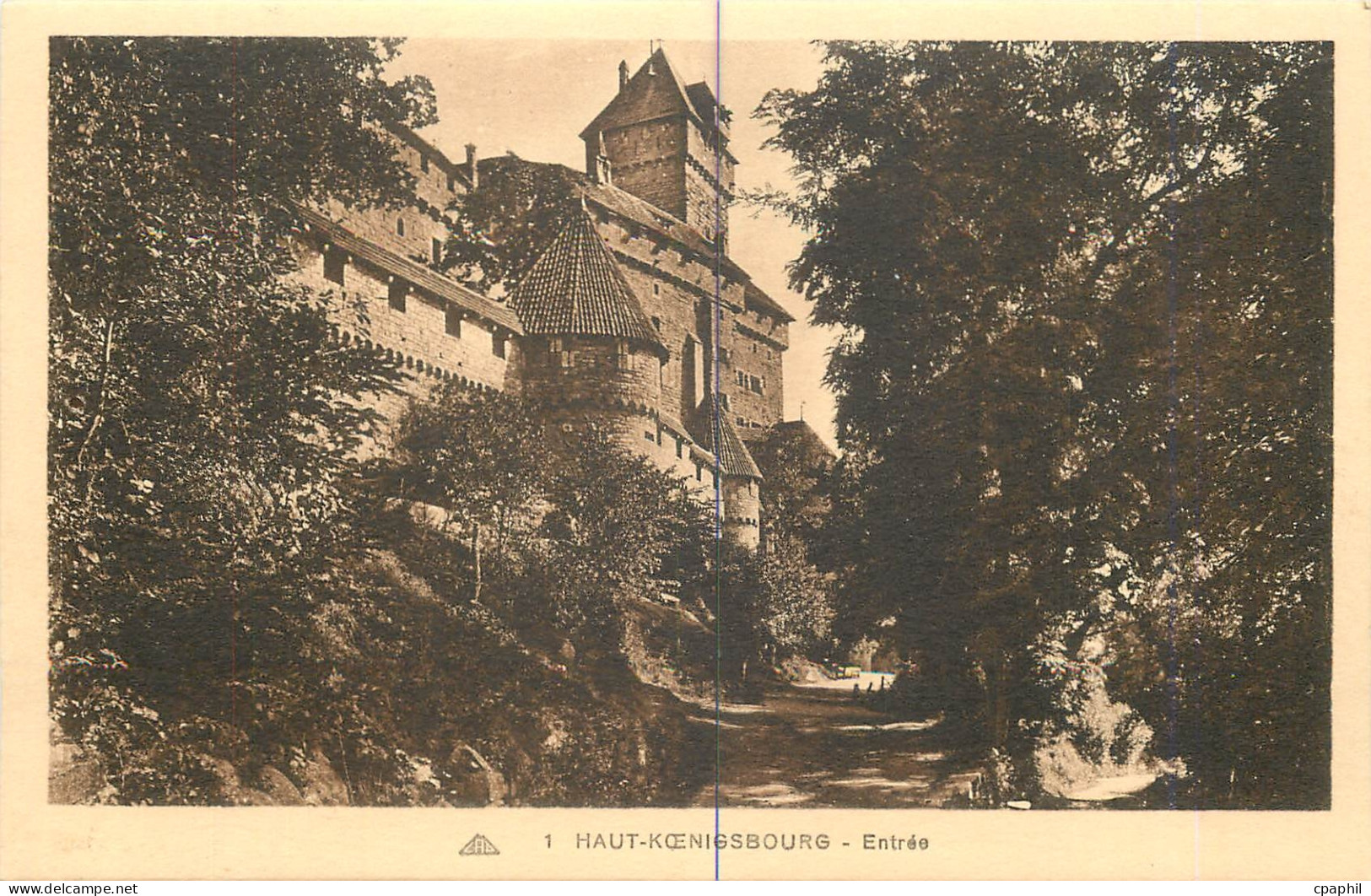 CPA Haut Koenigsbourg Entree
