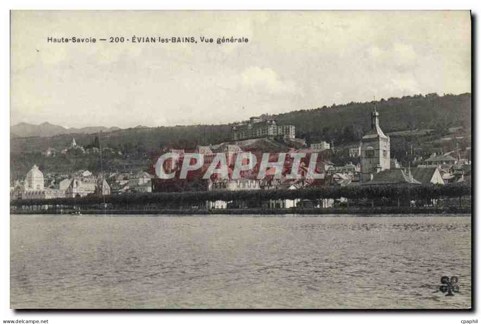 CPA Haute Savoie Evian les Bains Vue generale