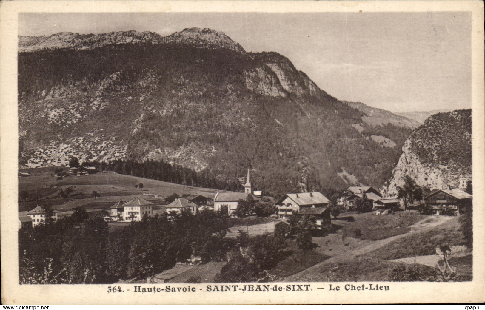 CPA Haute Savoie Saint Jean de Sixt Le Chef Lieu