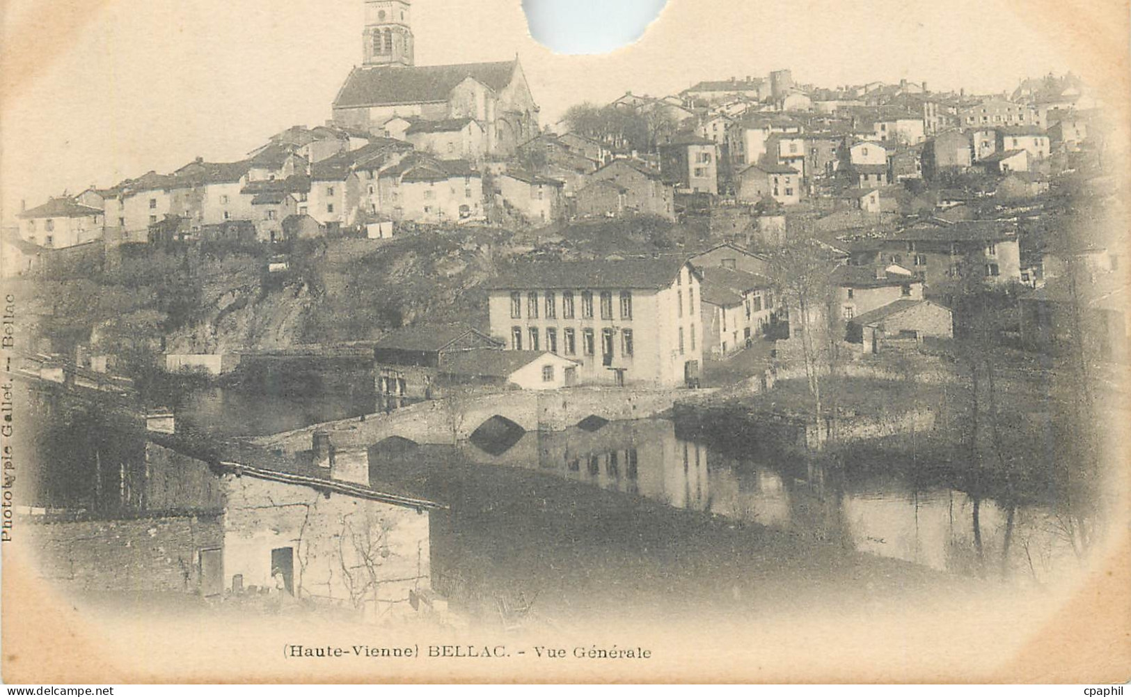 CPA Haute Vienne Bellac Vue Generale