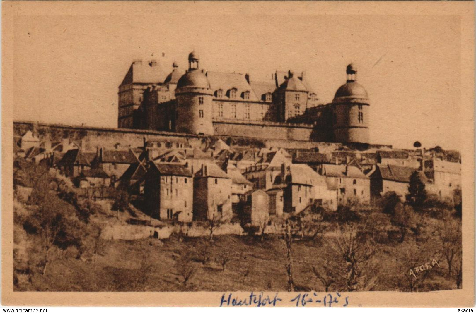 CPA Hautefort - Le Chateau-Fort (1081654)