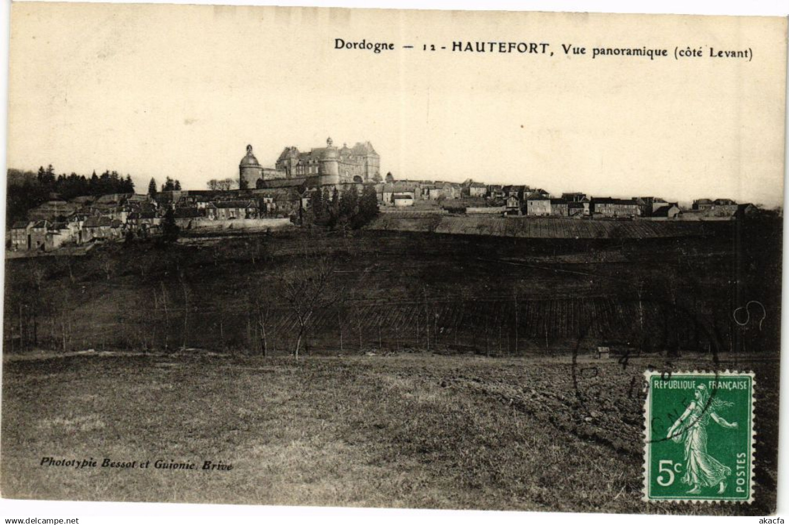 CPA HAUTEFORT-Vue panoramique (233715)