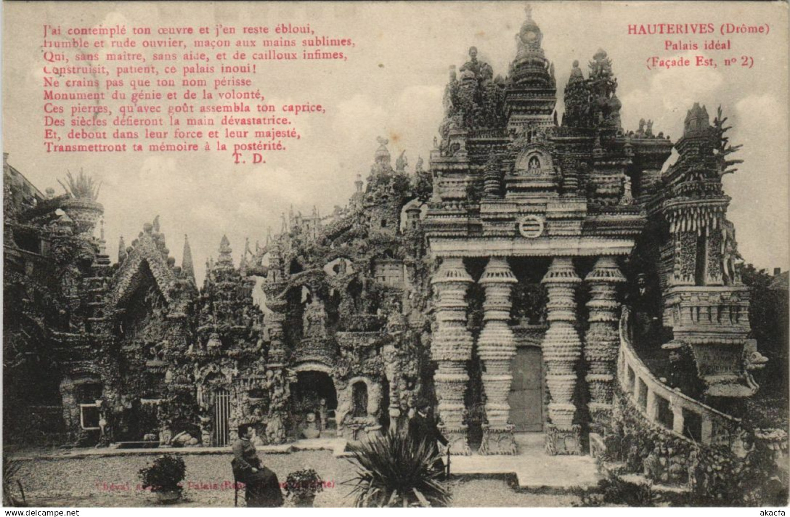 CPA Hauterives Le Palais Ideal FRANCE (1092547)