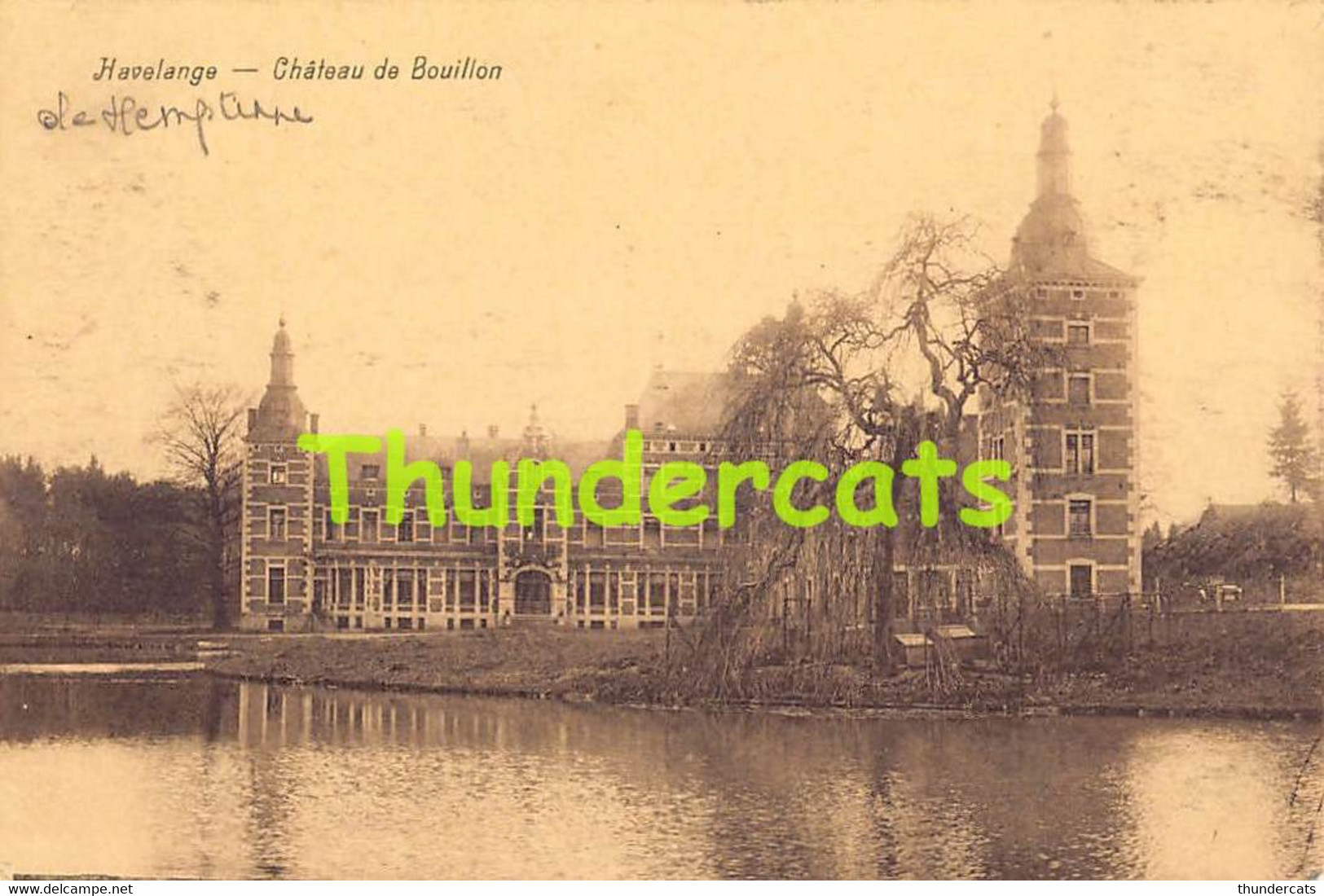 CPA HAVELANGE CHATEAU DE BOUILLON