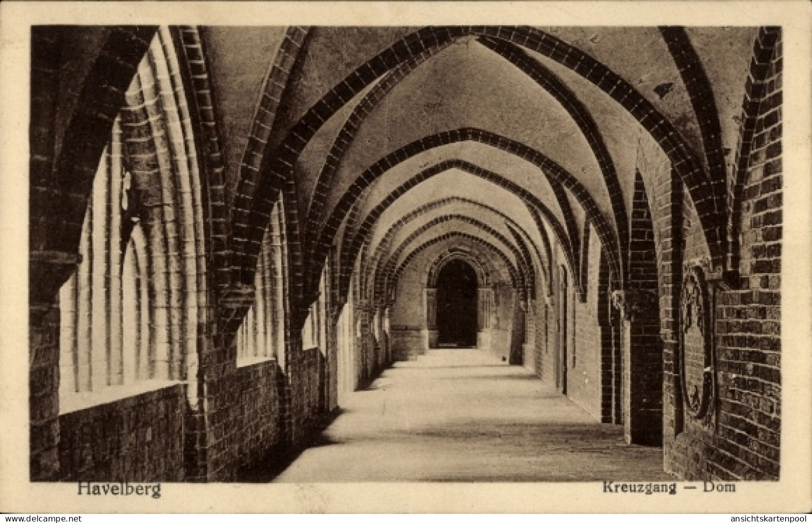 CPA Havelberg in Saxe Anhalt, Dom, Kreuzgang