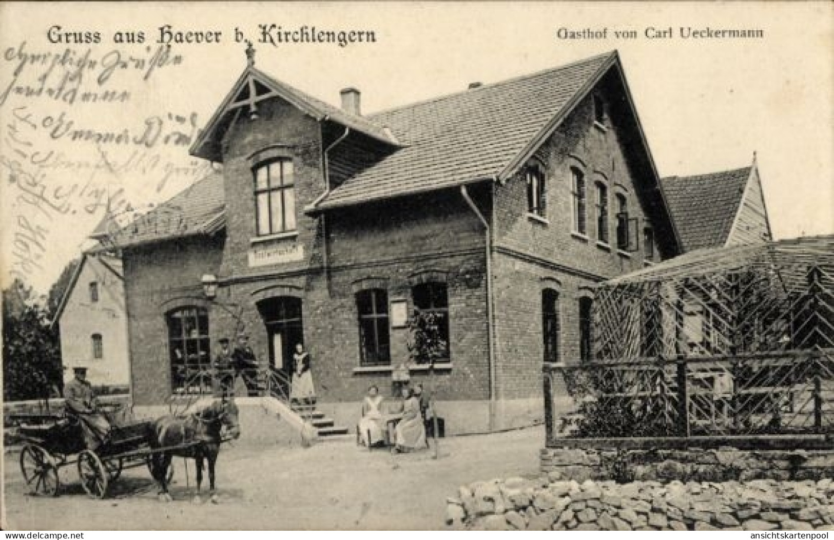 CPA Häver Kirchlengern Ostwestfalen, Gasthof
