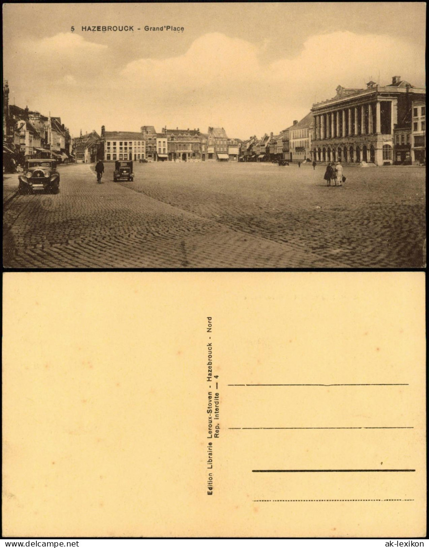 CPA Hazebrouck Grand Place 1922