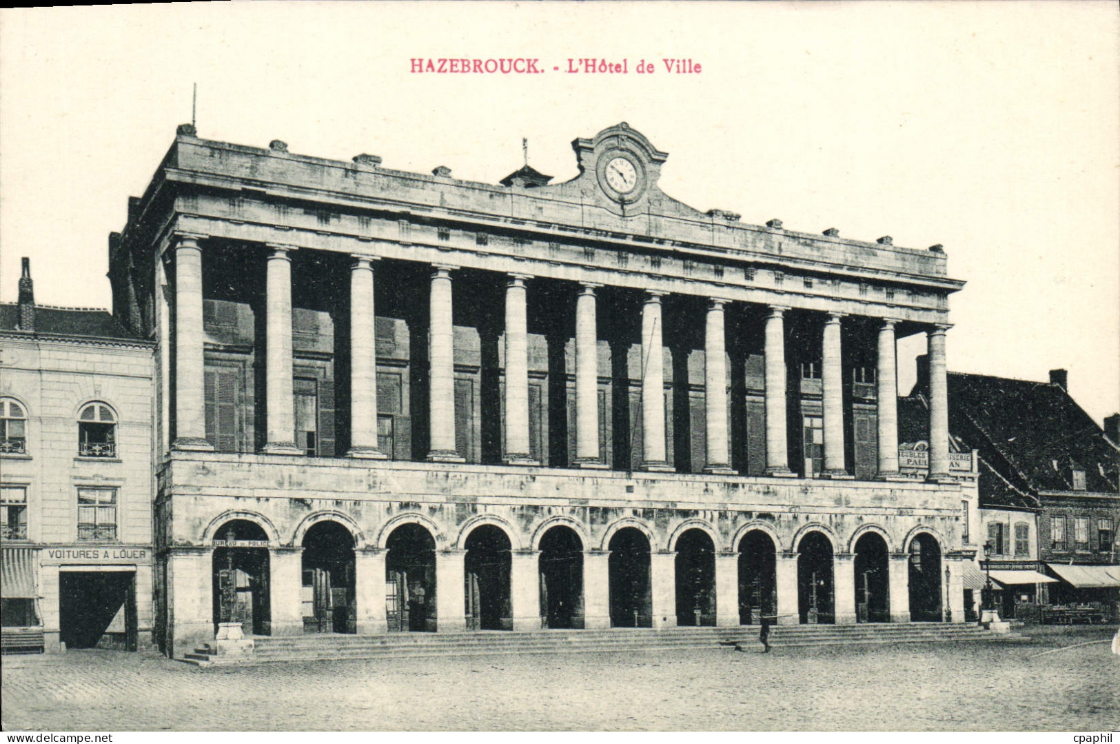 CPA Hazebrouck L'Hotel De Ville