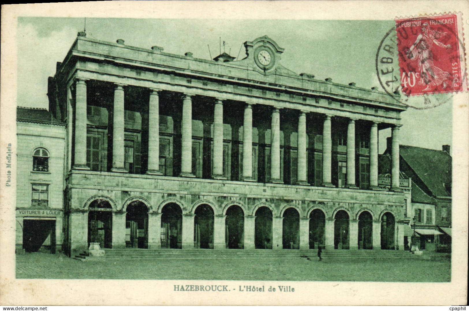 CPA Hazebrouck L'Hotel De Ville