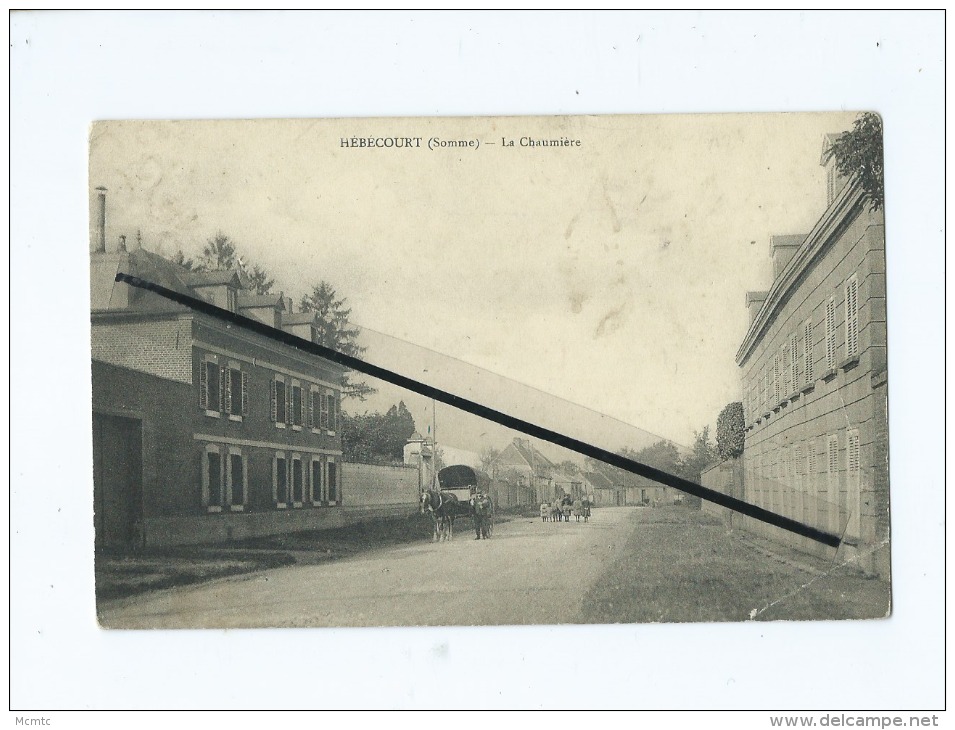 CPA -  Hébécourt  - La Chaumière