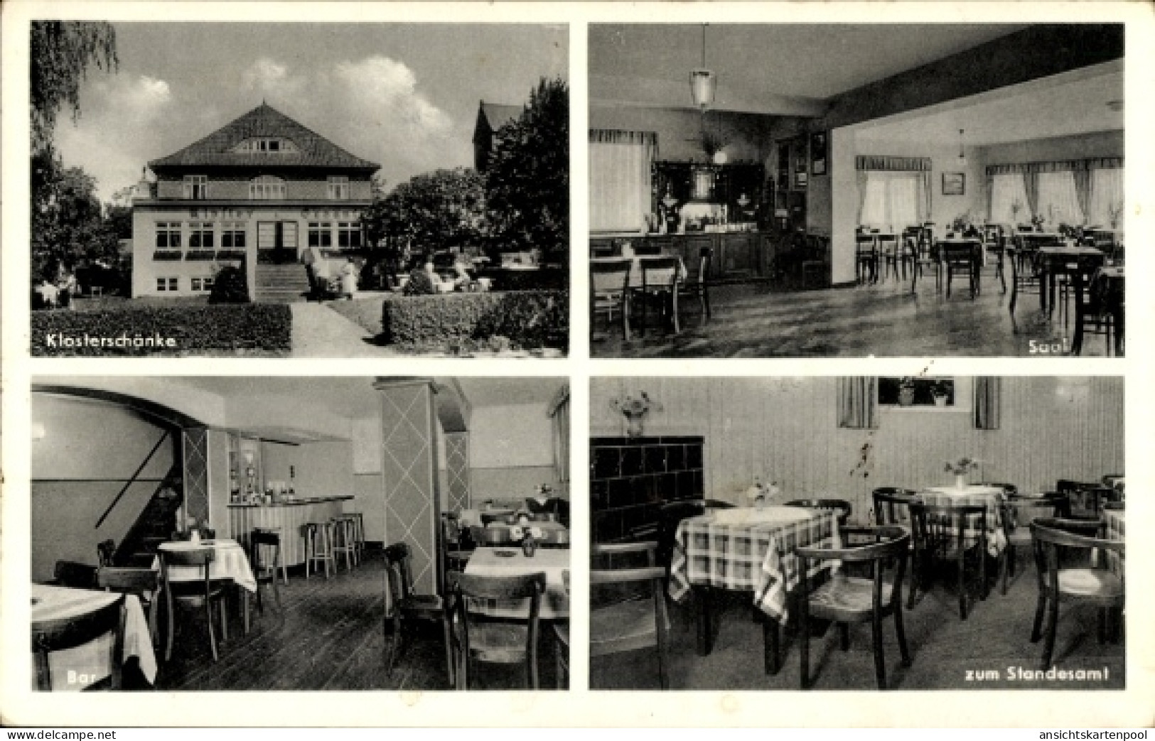 CPA Heiligenrode Stuhr in Niedersachsen, Klosterschänke, H. Hildebrand, Standesamt, Bar, Saal