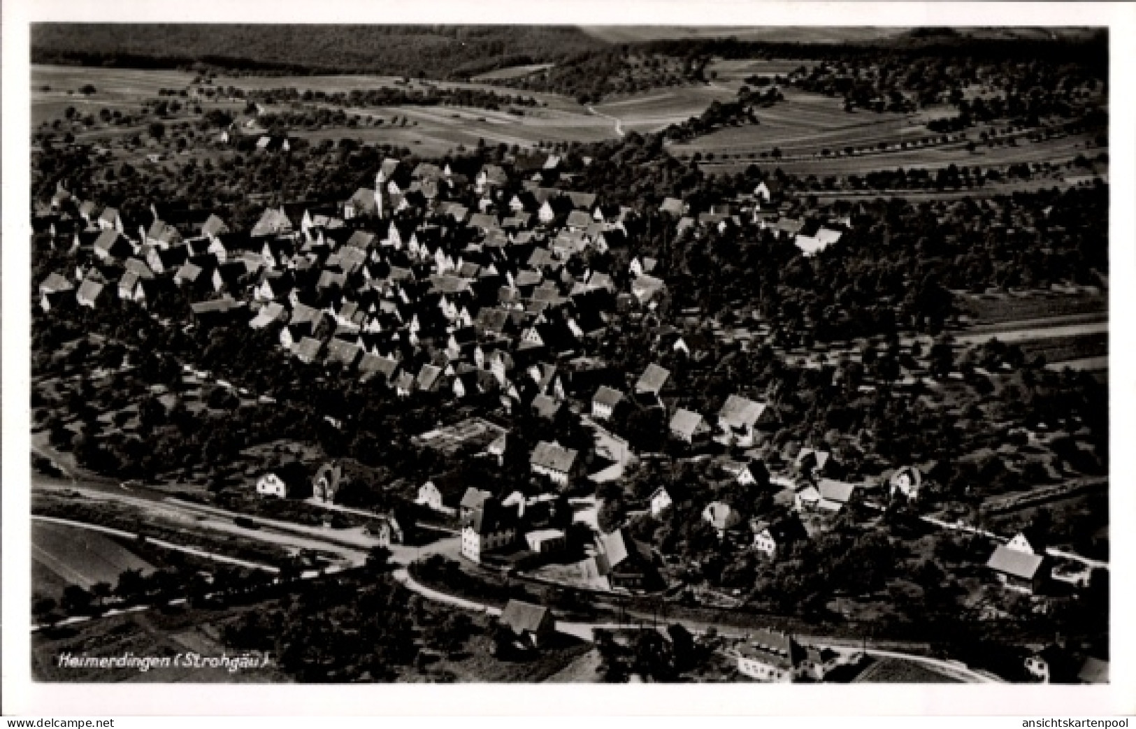 CPA Heimerdingen Ditzingen in Württemberg, Fliegeraufnahme