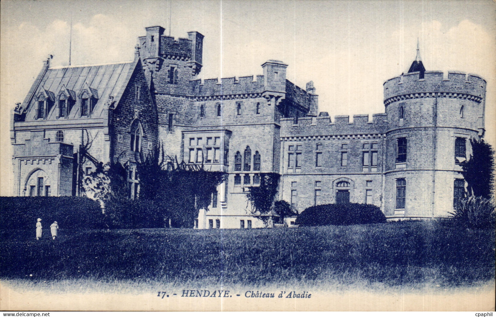 CPA Hendaye Chateau d Abadie