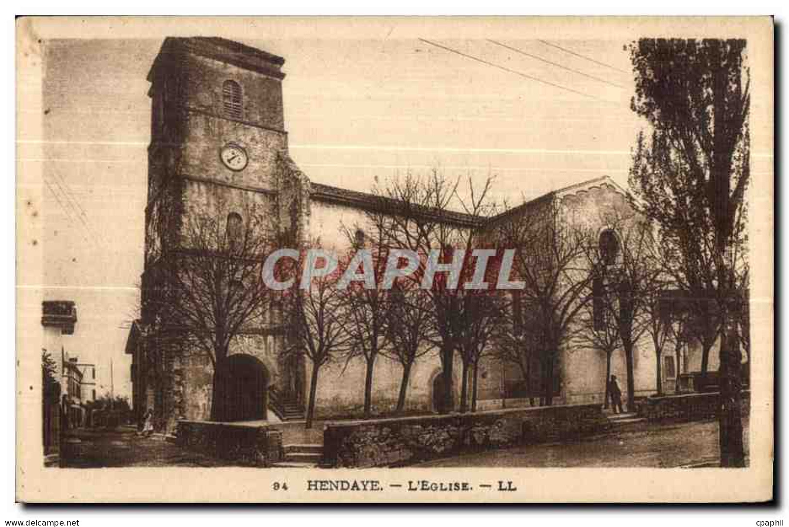CPA Hendaye L Eglise