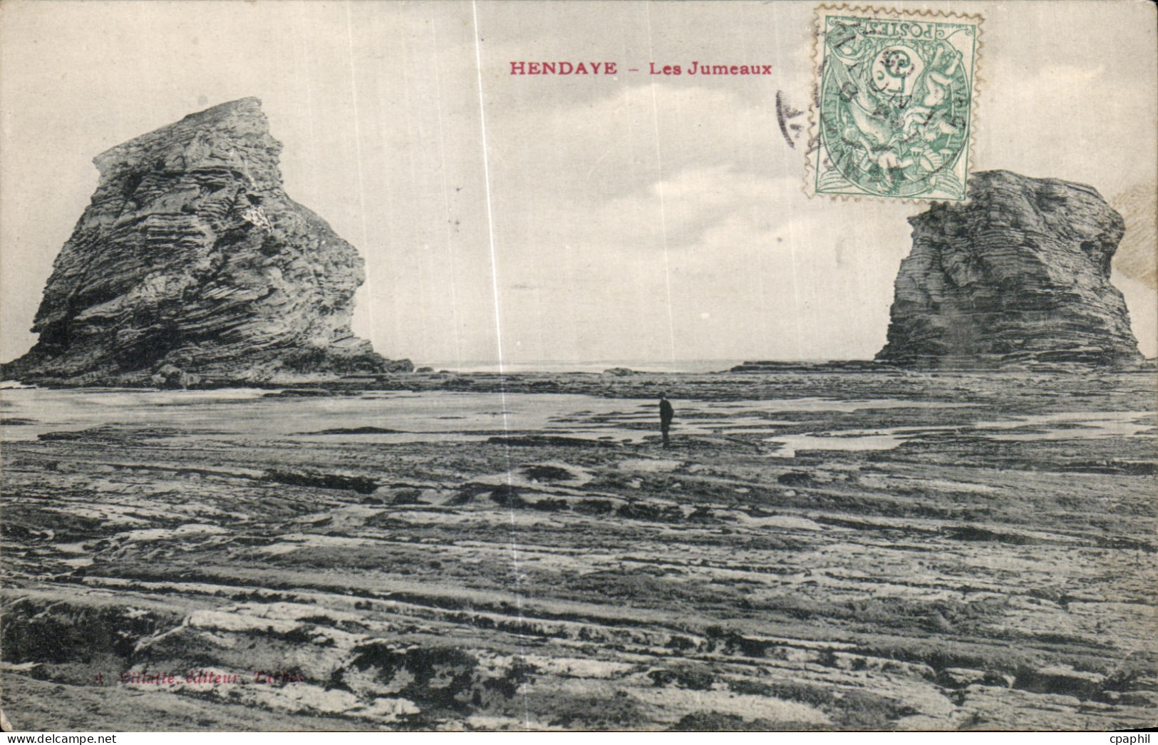 CPA Hendaye Les Jumeaux