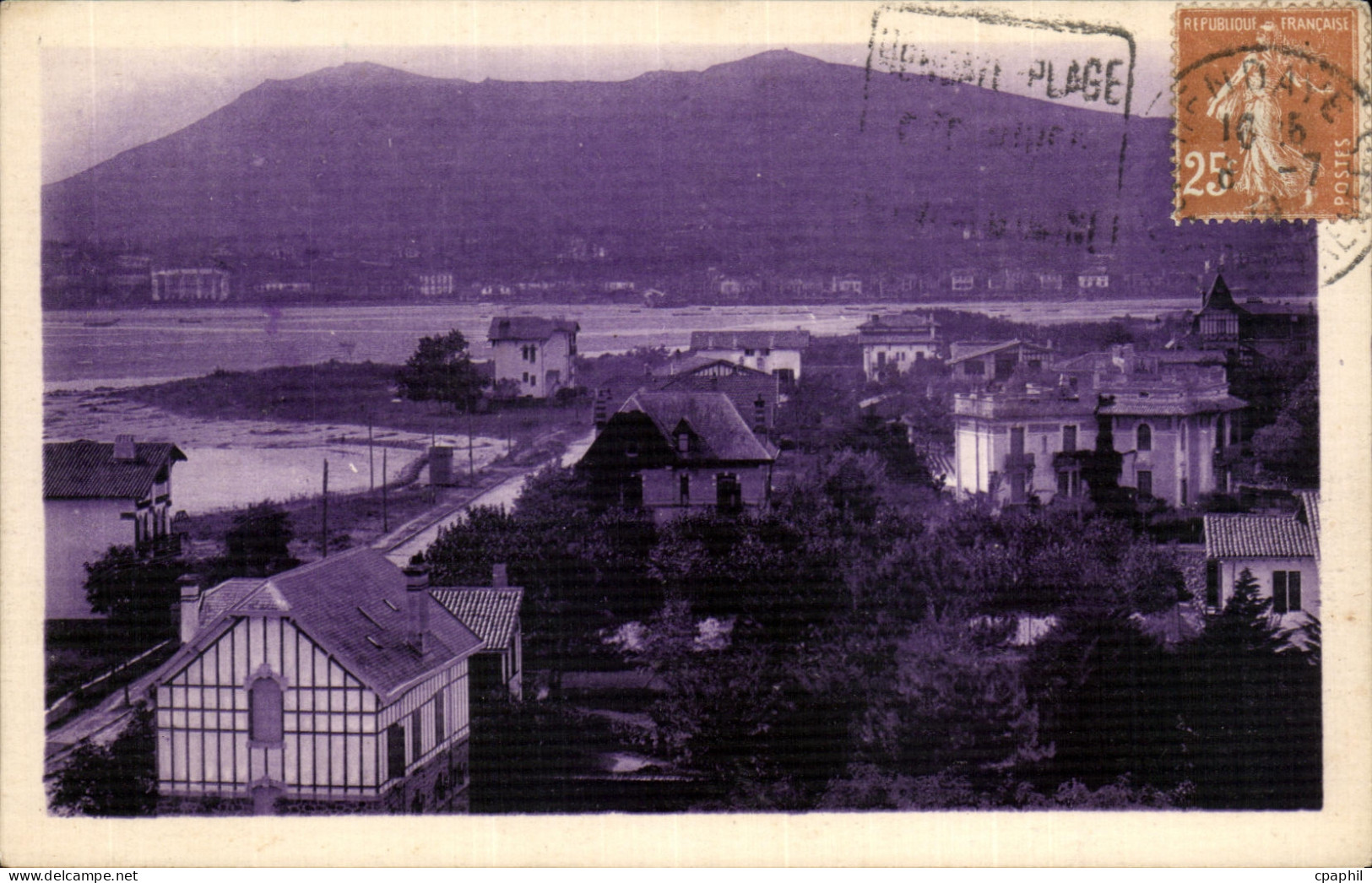 CPA Hendaye Vue D'ensemble D'hendaye Plage