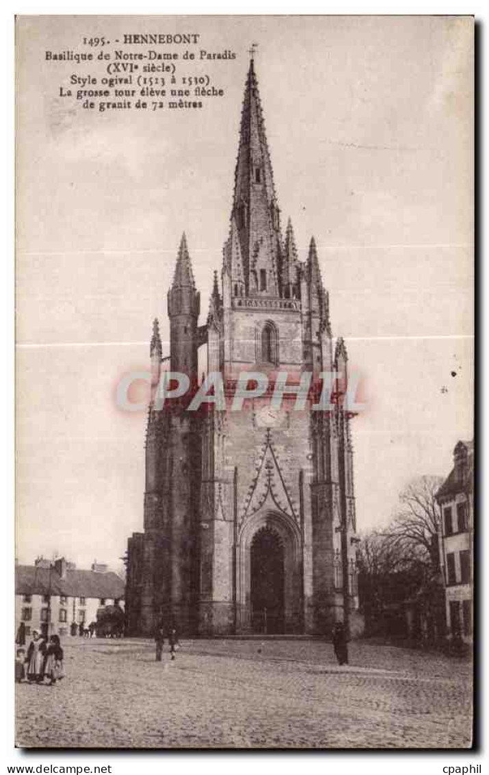CPA Hennebont Basilique de Notre Dame De Paradis