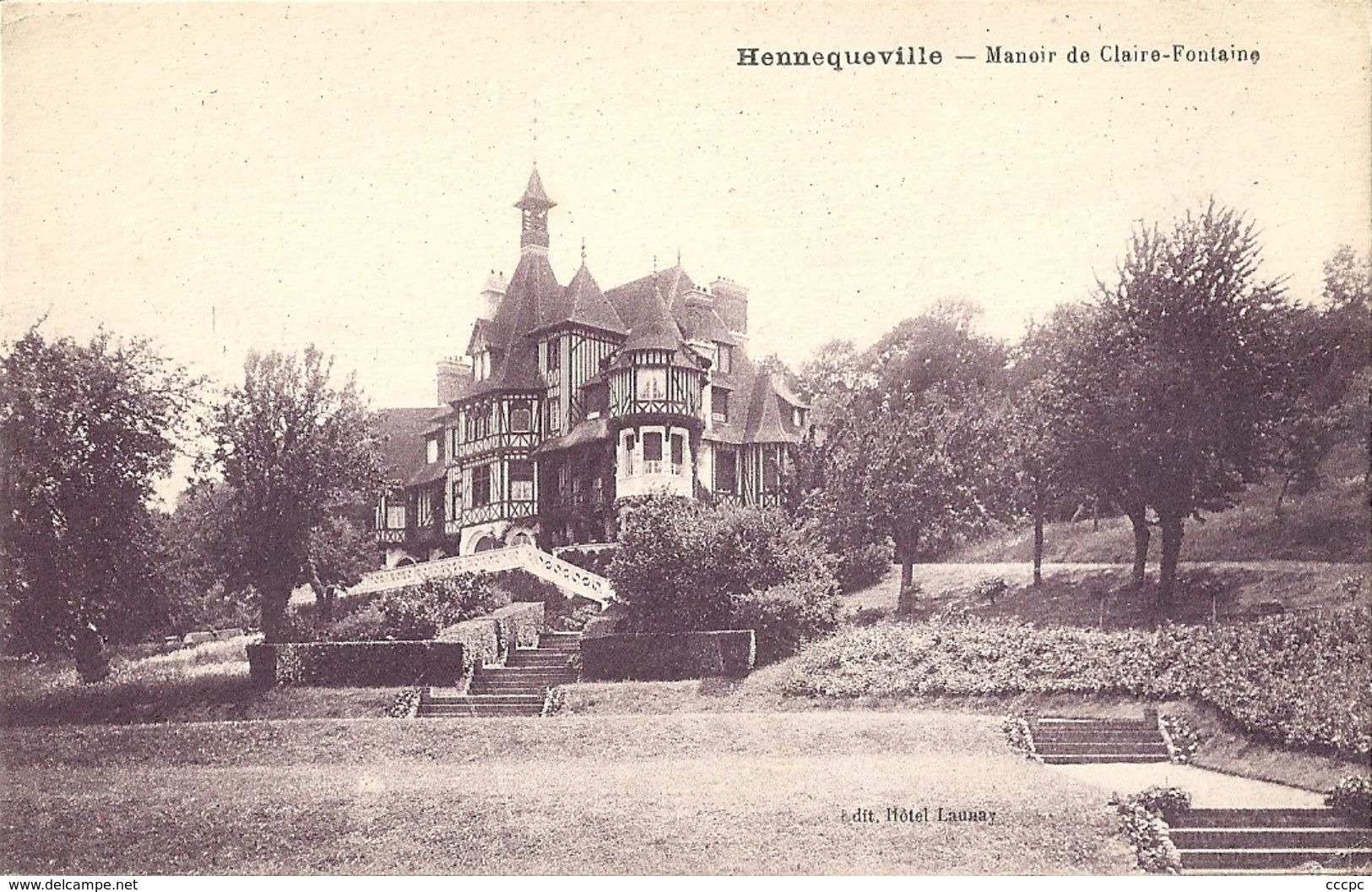 CPA Hennequeville Le Manoir de Claire-Fontaine