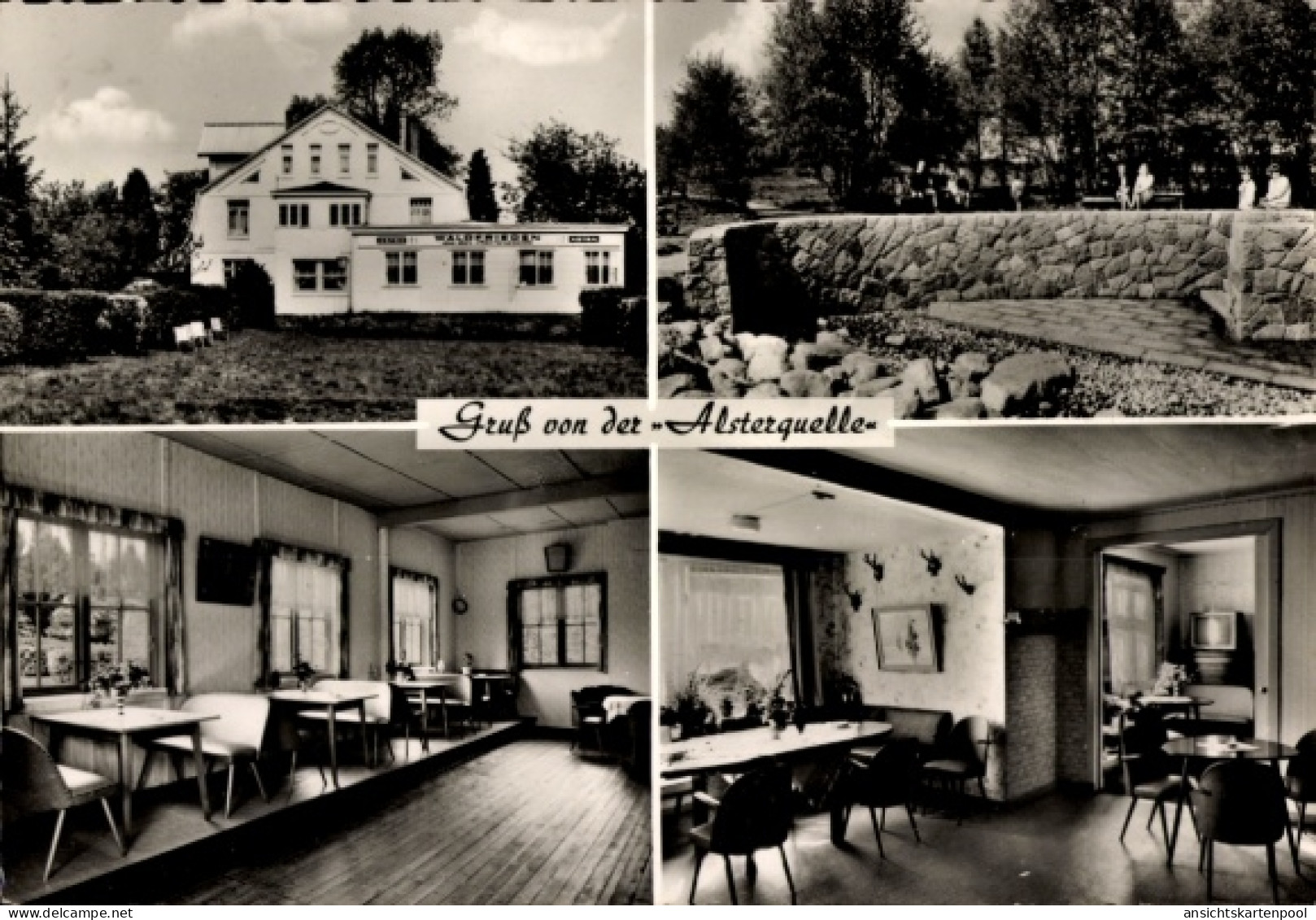 CPA Henstedt Ulzburg in Schleswig Holstein, Gruß von der Alsterquelle