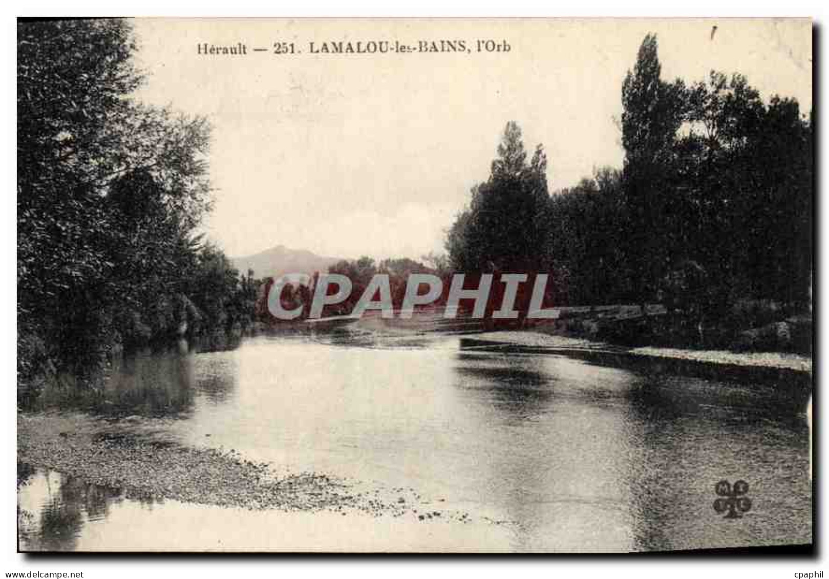 CPA Herault Lamalou les Bains l'Orb