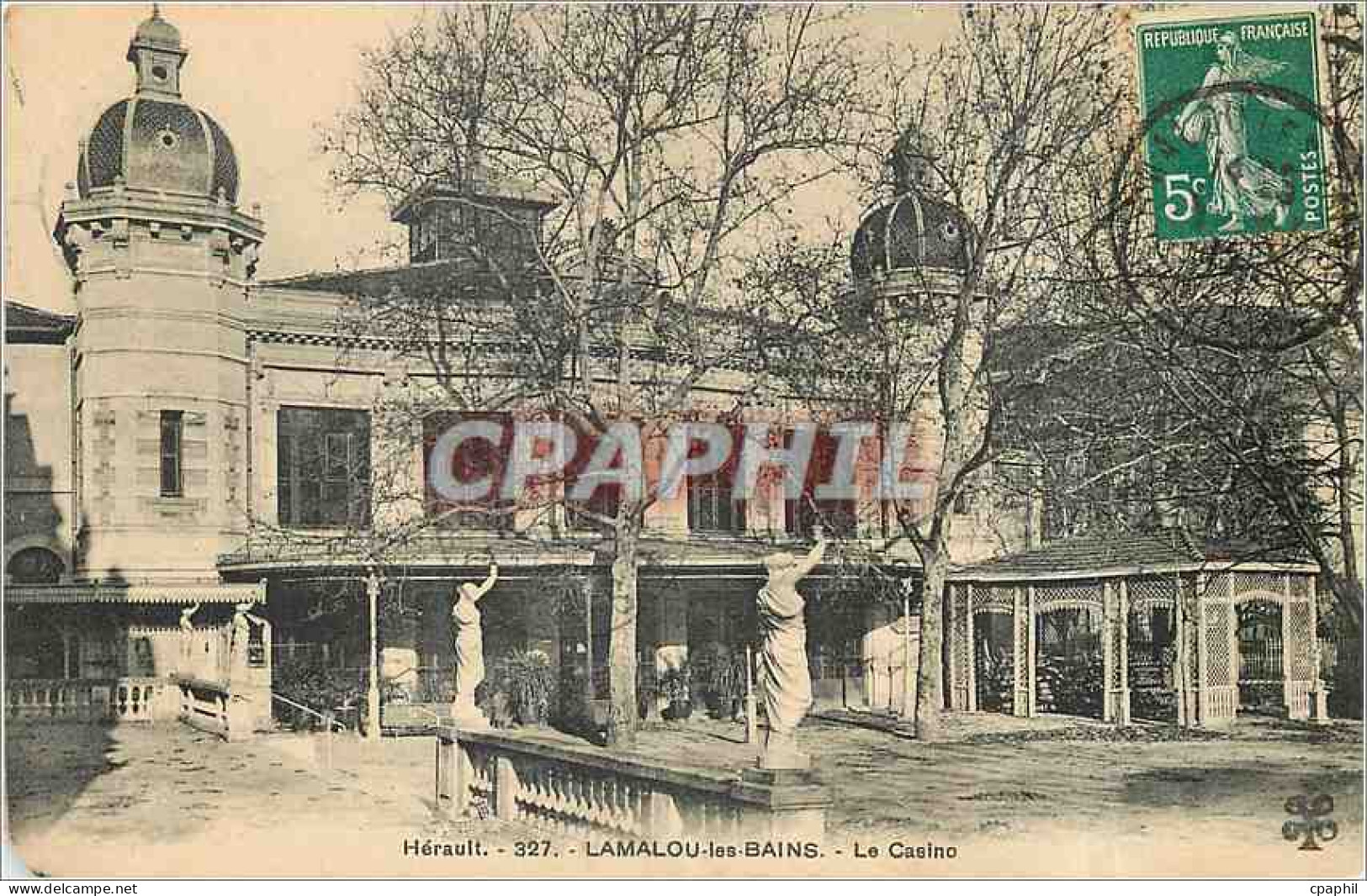 CPA Herault Lamalou les Bains Le Casino