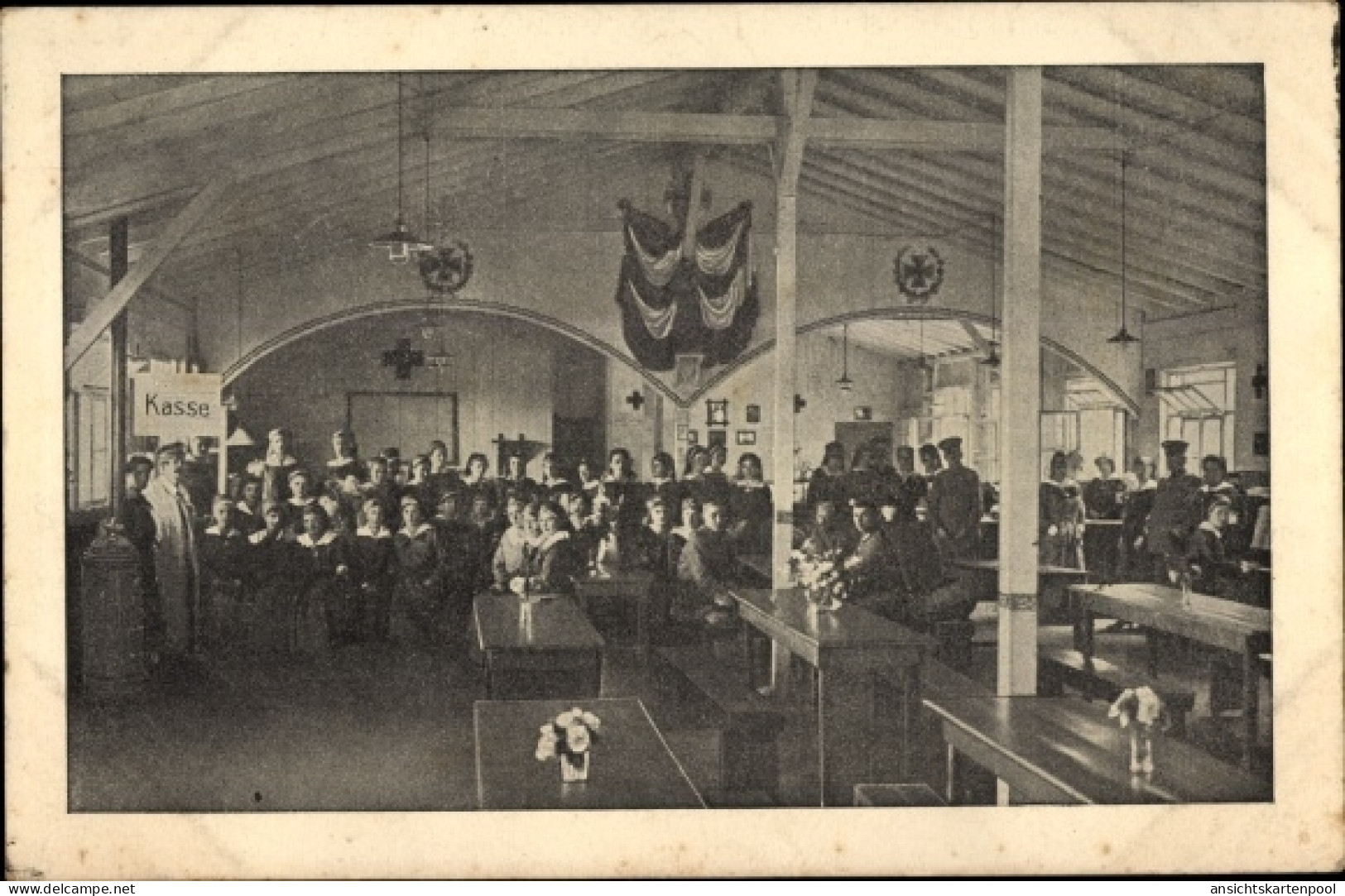 CPA Herbesthal Lontzen Wallonien Lüttich, Rotes Kreuz