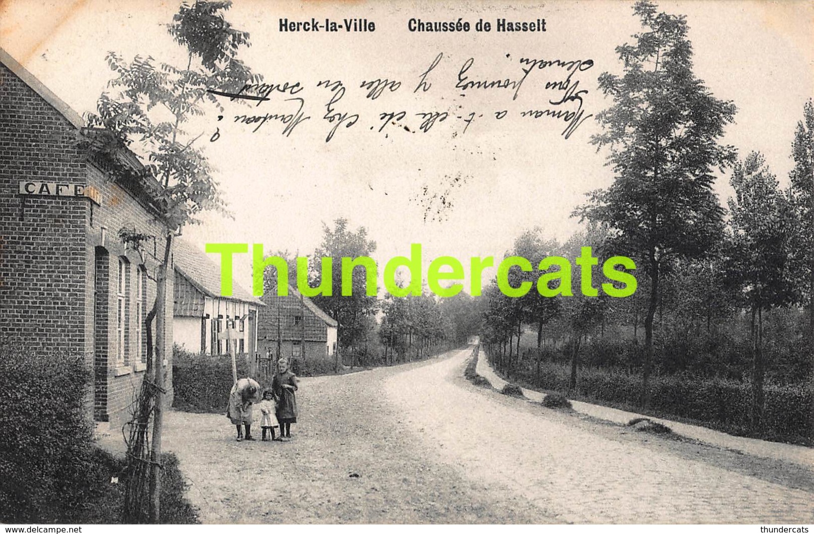 CPA HERK DE STAD HERCK LA VILLE CHAUSSEE DE HASSELT