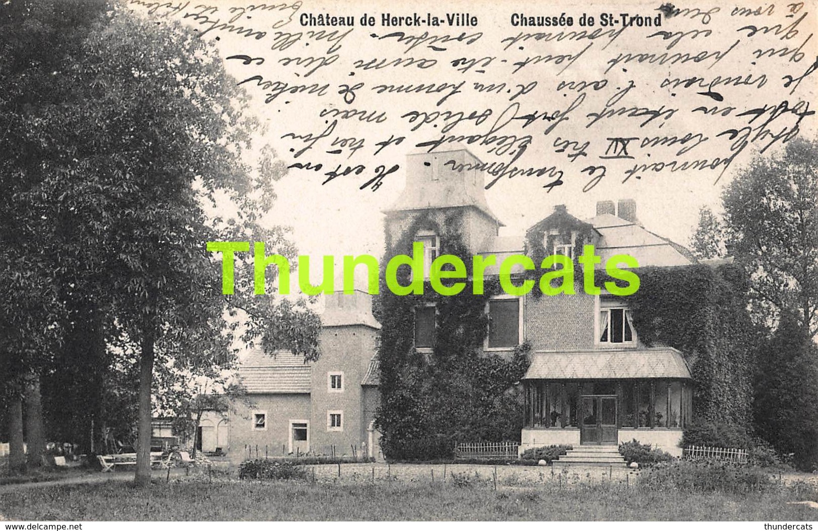 CPA HERK DE STAD HERCK LA VILLE CHAUSSEE DE ST TROND