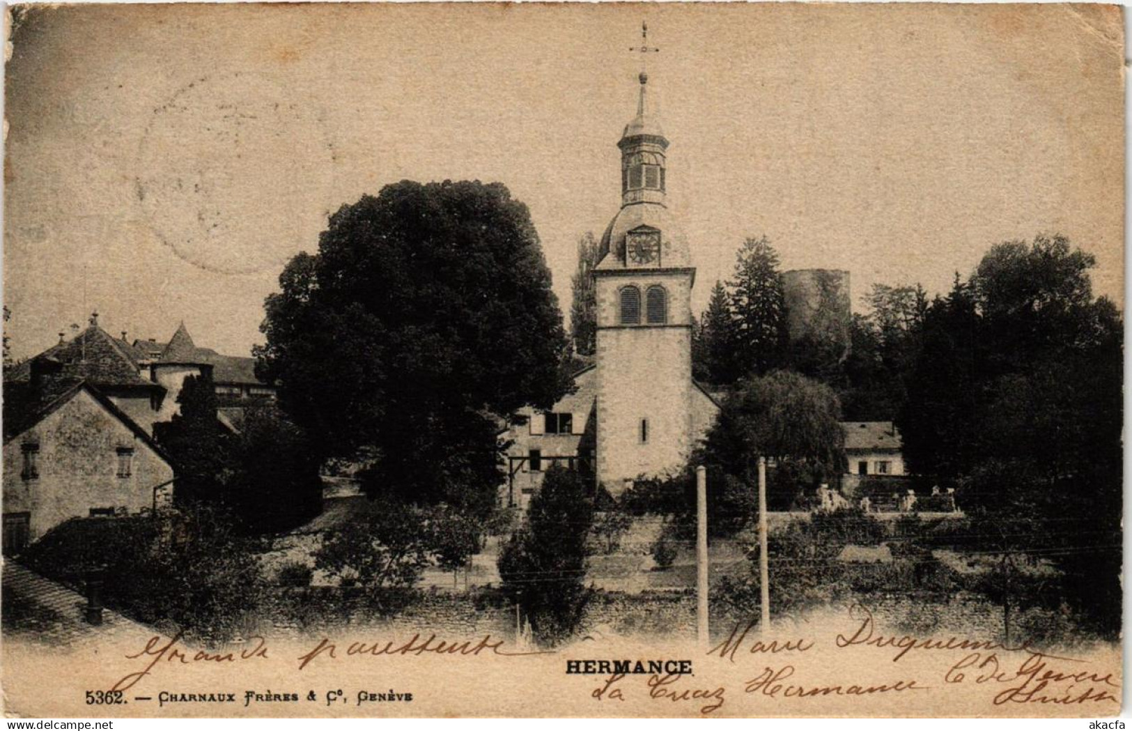 CPA HERMANCE SWITZERLAND (705316)