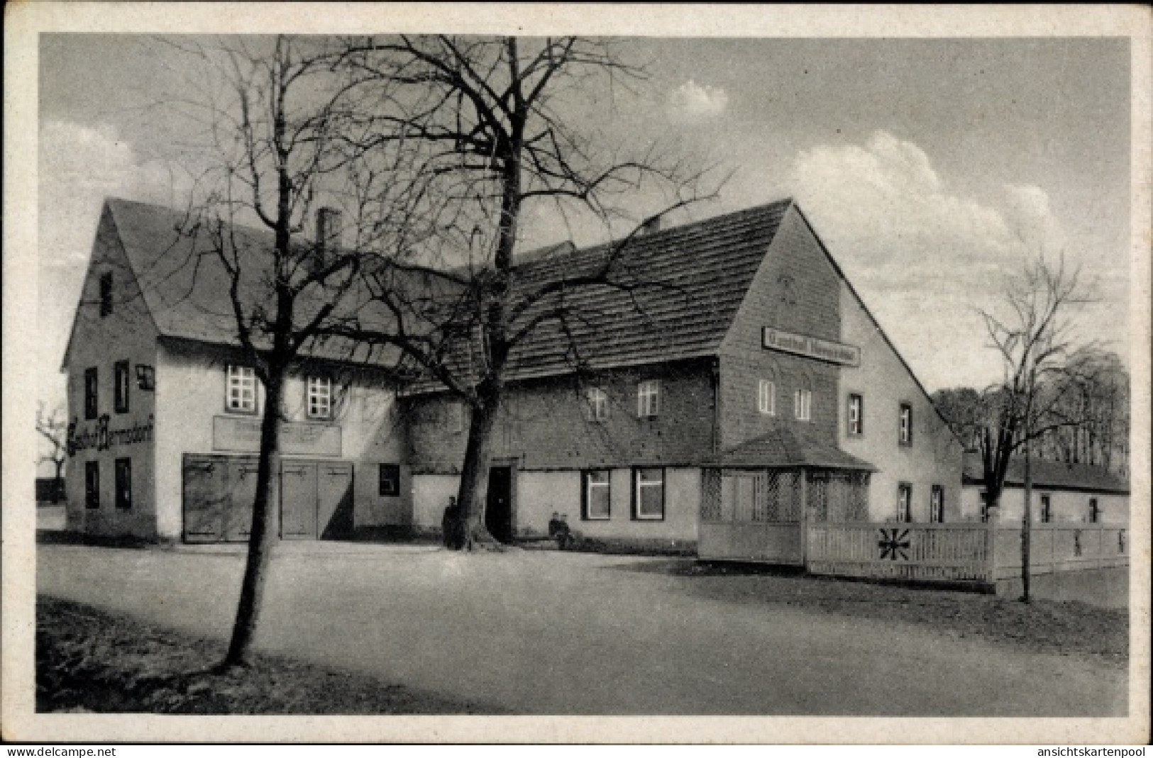 CPA Hermsdorf Frauendorf Frohburg in Sachsen, Gasthof Hermsdorf
