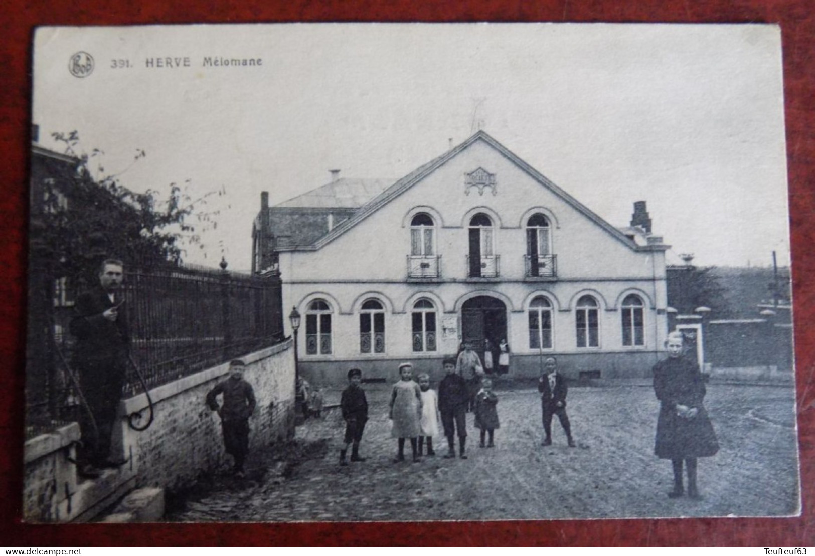 Cpa Herve ; Mélomane