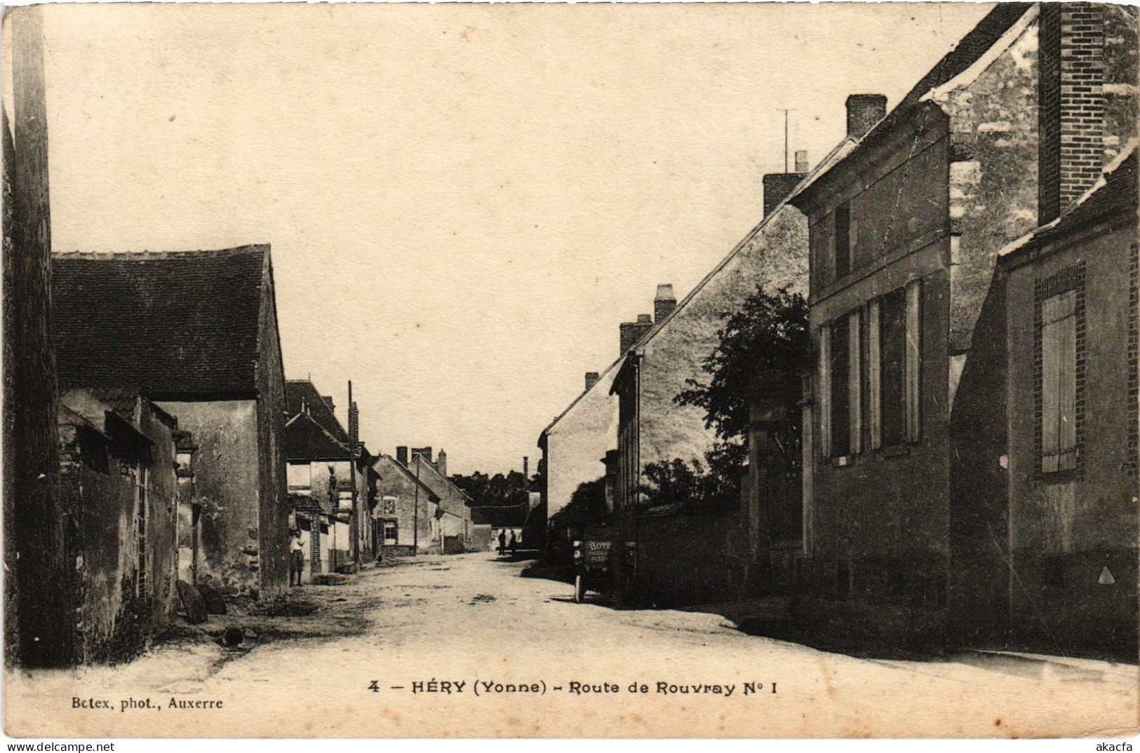 CPA Hery Route de Rouvray (1478940)