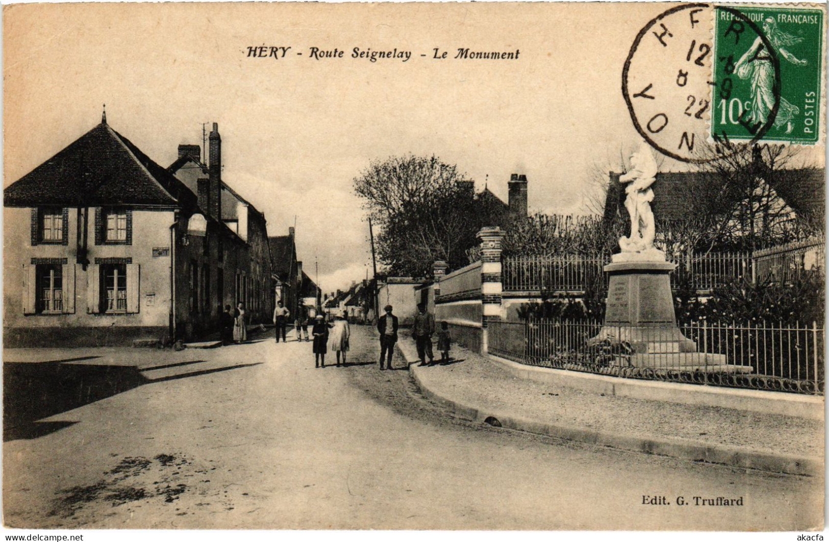 CPA Hery Route Seignelay FRANCE (1451519)