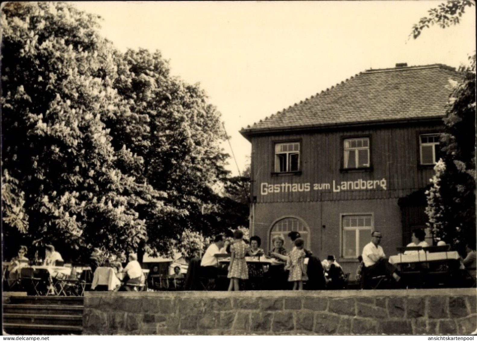 CPA Herzogswalde Wilsdruff Sachsen, Gasthaus Landberg