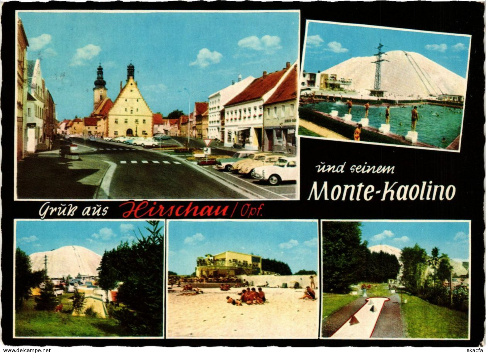 CPA Hirschau - Monte Kaolino - Scenes - Modern Pc. GERMANY (963157)