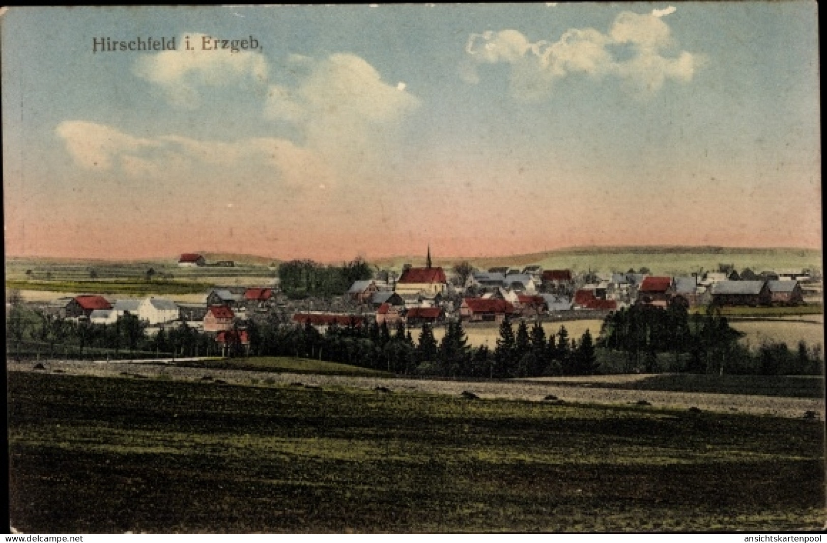 CPA Hirschfeld Reinsberg Sachsen, Panorama