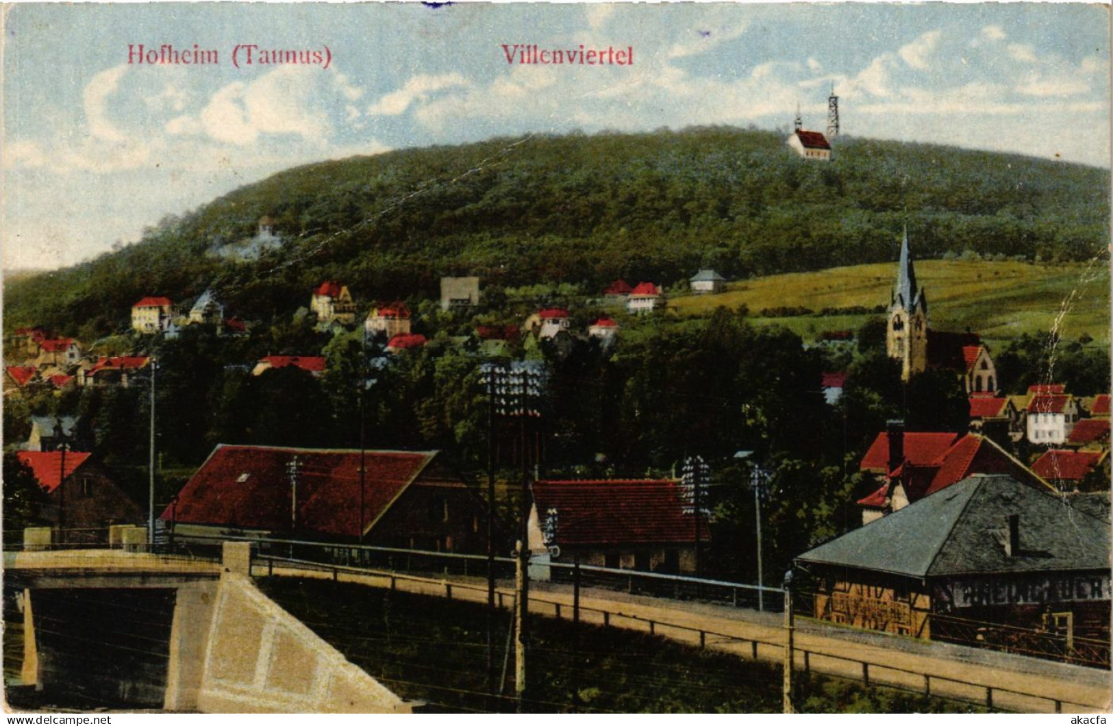 CPA Hofheim- Villenviertel GERMANY (949602)