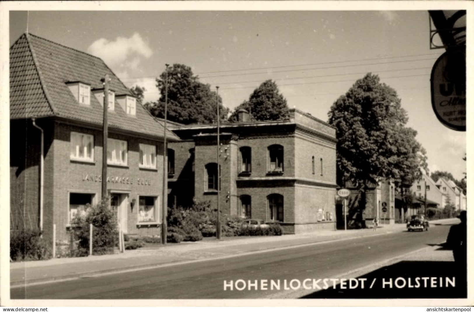 CPA Hohenlockstedt Lockstedt in Holstein, Holstein, Straßenansicht, Häuser,