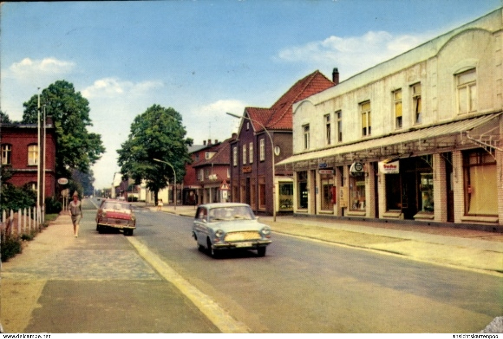 CPA Hohenlockstedt Lockstedt in Holstein, Straßenpartie, Geschäft