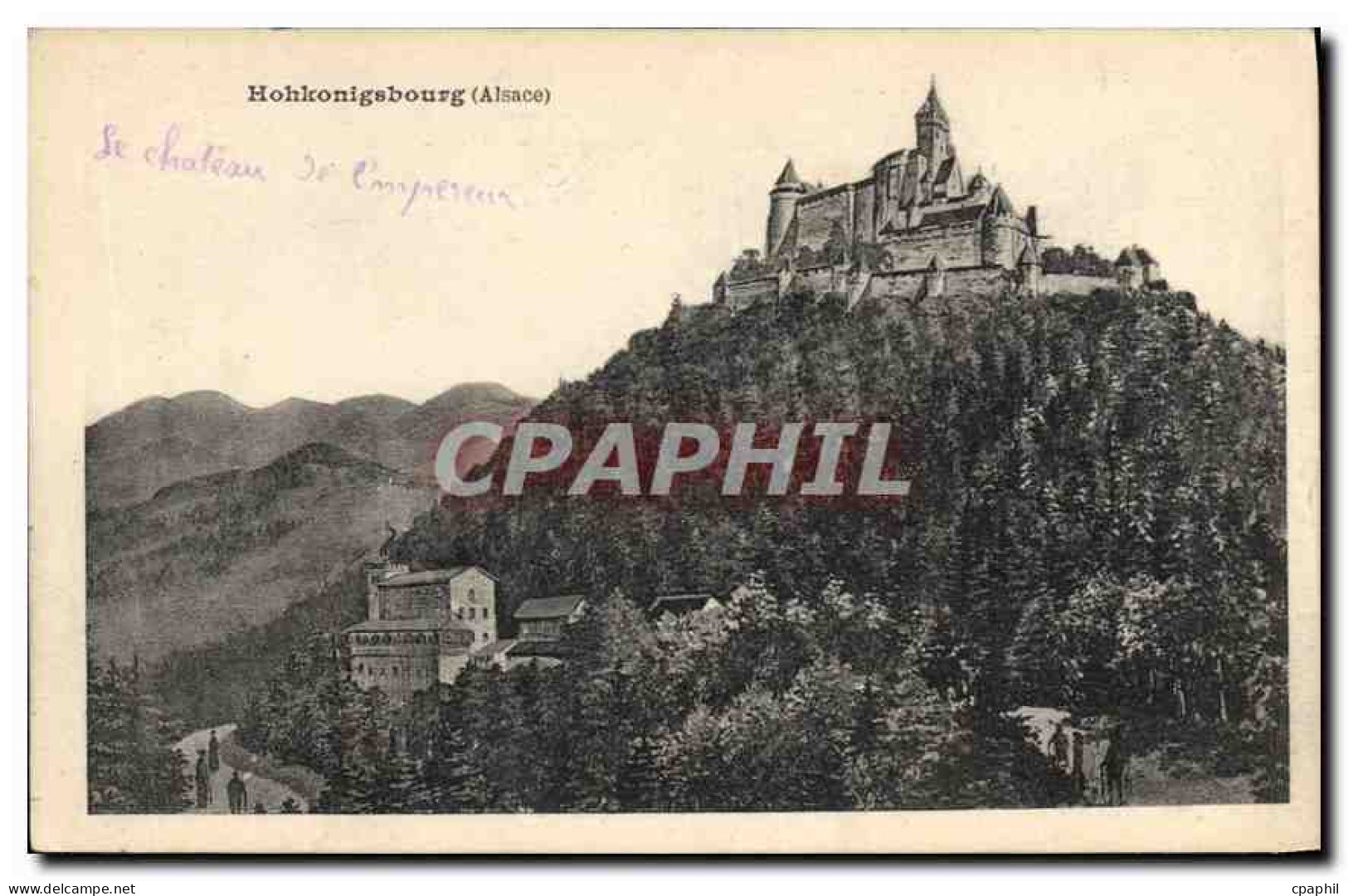 CPA Hohkonigsbourg Alsace
