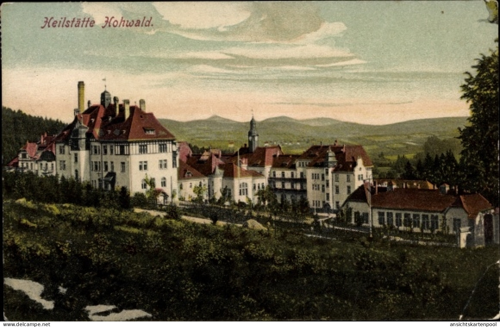 CPA Hohwald Neustadt in Sachsen, Heilstätte Hohwald