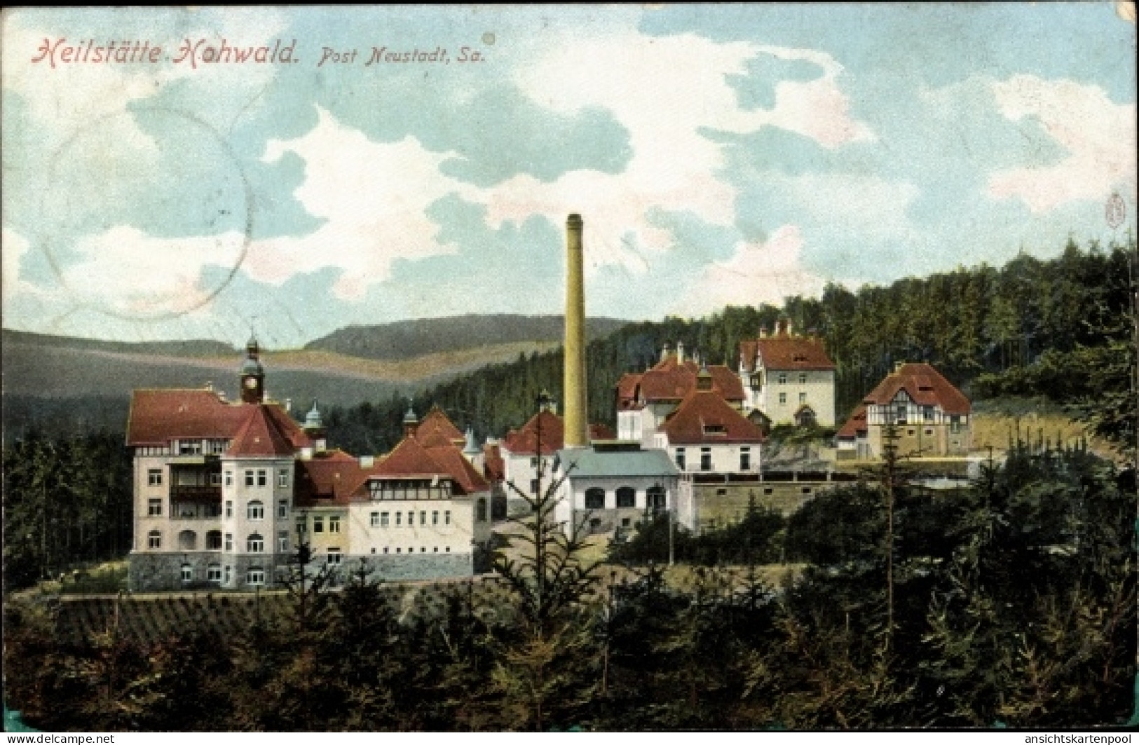 CPA Hohwald Neustadt in Sachsen, Heilstätte Hohwald