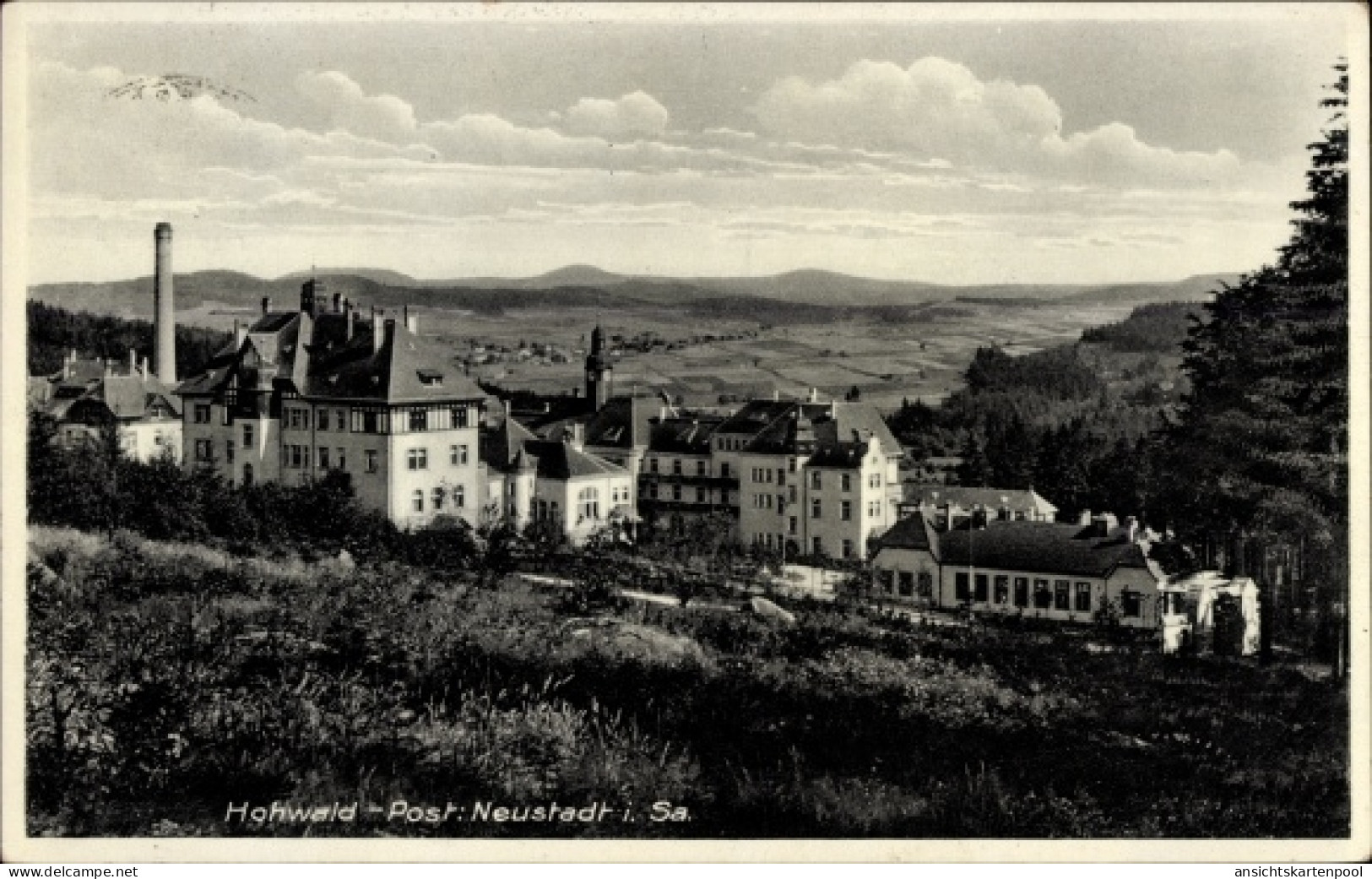 CPA Hohwald Neustadt in Sachsen, Heilstätte Hohwald