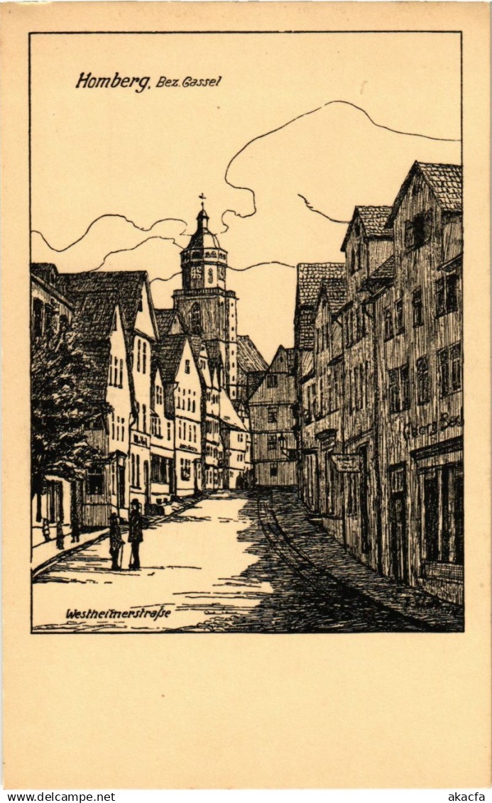 CPA Homberg Westheimerstrasse GERMANY (1018133)