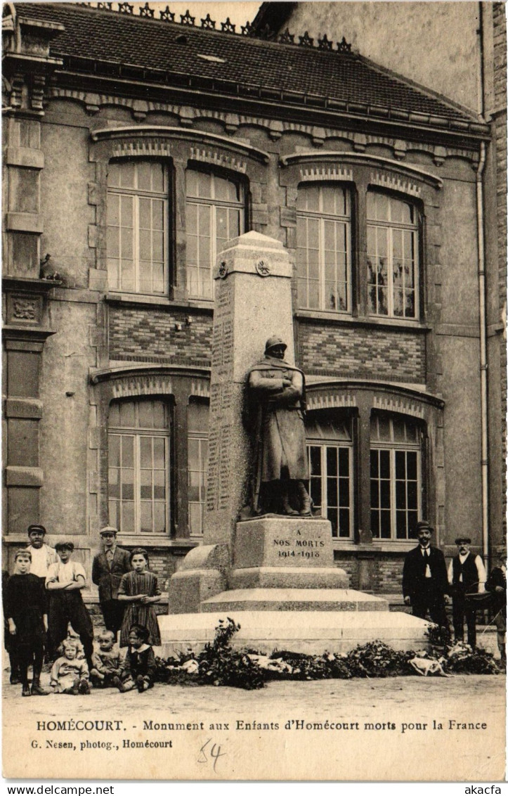CPA Homecourt Monument aux Enfants d'Homecourt (1468281)
