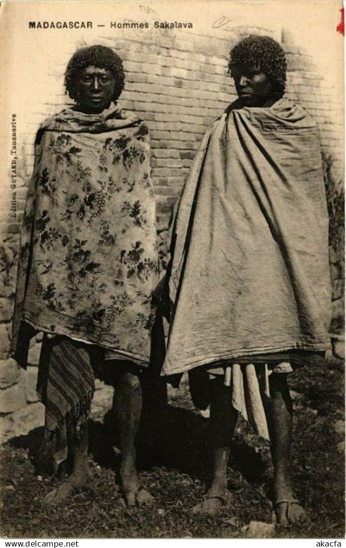 CPA Hommes Sakalava MADAGASCAR (626458)