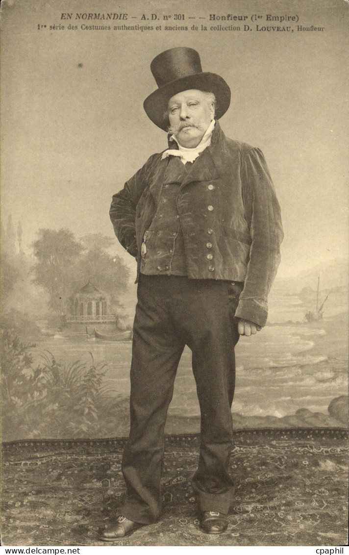 CPA Honfleur Costume Folklore
