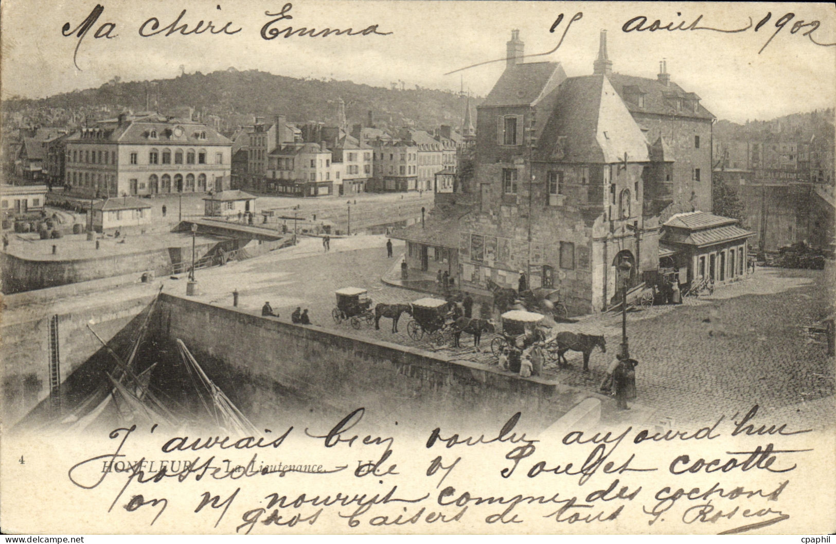 CPA Honfleur La Lieutenance