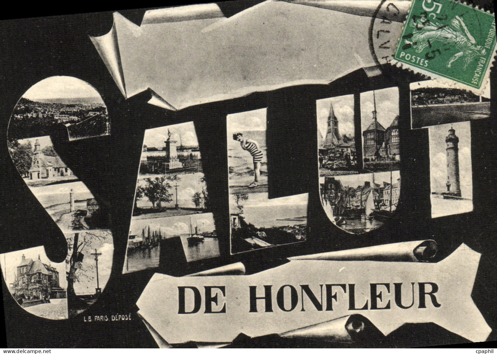 CPA Honfleur salut